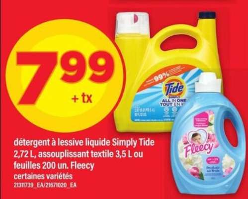 Simply Tide et Fleecy