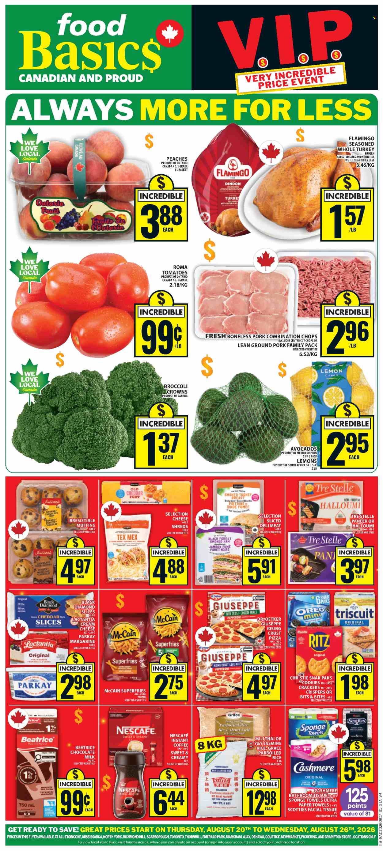 Food Basics flyer - August 20, 2026 - August 26, 2026. Page 1