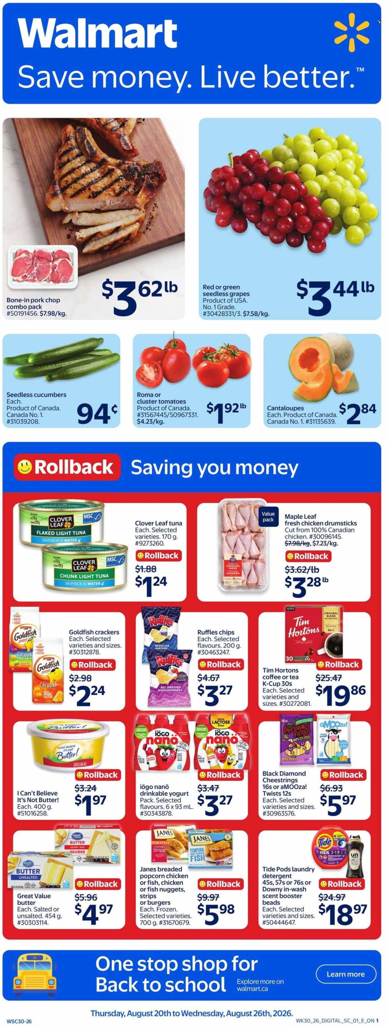 Walmart flyer - August 20, 2026 - August 26, 2026. Page 1