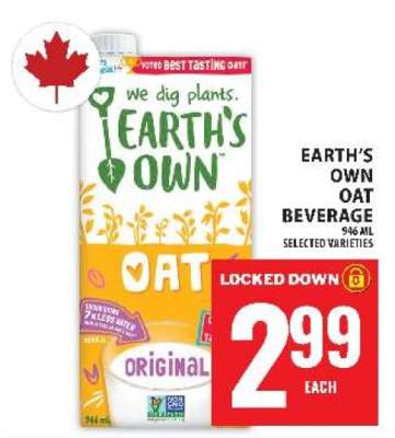 EARTH’S OWN OAT BEVERAGE