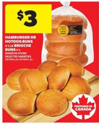 Hamburger or Hotdog Buns