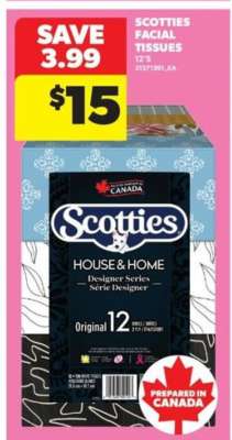 Scotties Facial Tissues