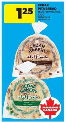Cedar Pita Bread
