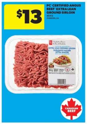 PC Certified Angus Beef Extra Lean Ground Sirloin