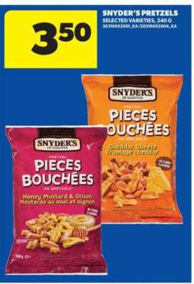 SNYDER'S PRETZELS
