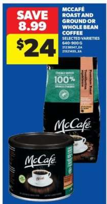 McCafé Roast and Ground or Whole Bean Coffee
