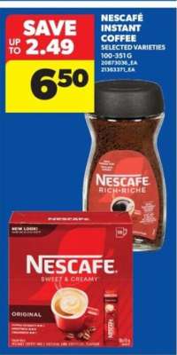 NESCAFÉ INSTANT COFFEE