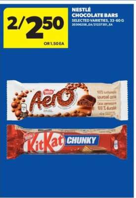 Nestlé Chocolate Bars