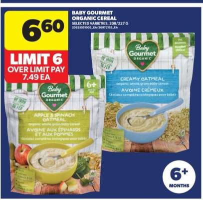 Baby Gourmet Organic Cereal