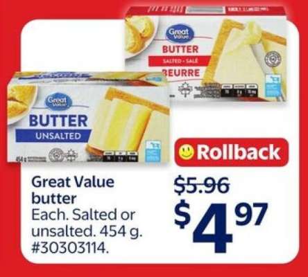 Great Value Butter