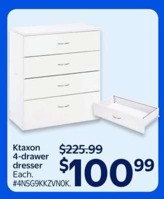 Ktaxon 4-drawer dresser