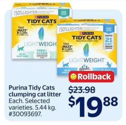 Purina Tidy Cats clumping cat litter