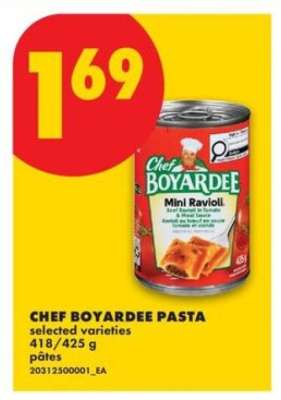 CHEF BOYARDEE PASTA