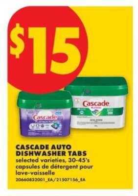 CASCADE AUTO DISHWASHER TABS