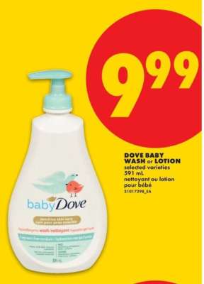 DOVE BABY WASH or LOTION