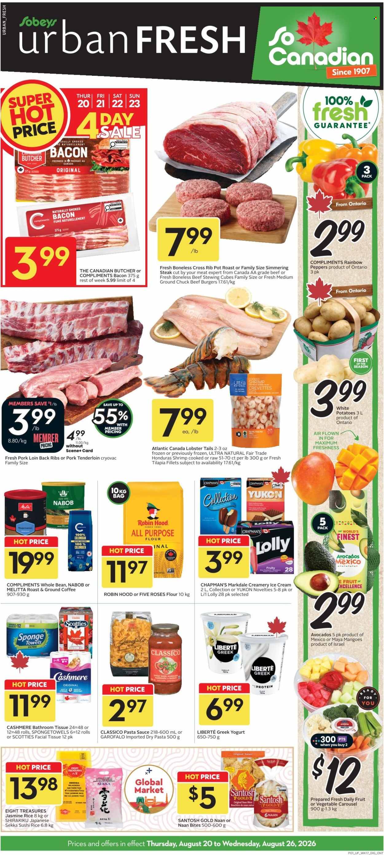 Sobeys Urban Fresh flyer - August 20, 2026 - August 26, 2026. Page 1