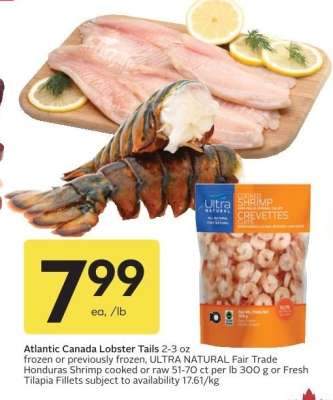 Atlantic Canada Lobster Tails