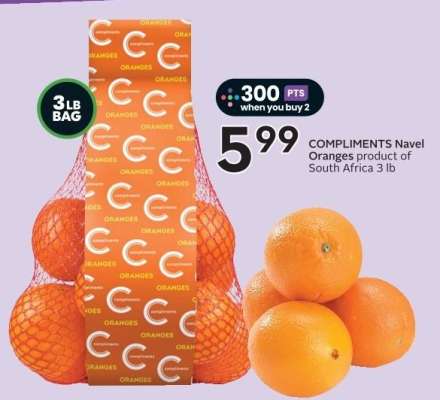 COMPLIMENTS Navel Oranges