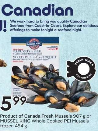 MUSSEL KING PEI Mussels