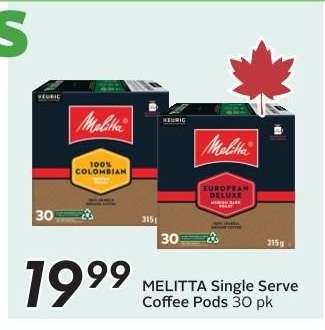 MELITTA Single Serve Coffee Pods 30 pk