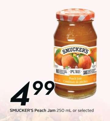 SMUCKER'S Peach Jam