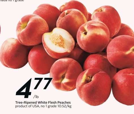 Tree-Ripened White Flesh Peaches