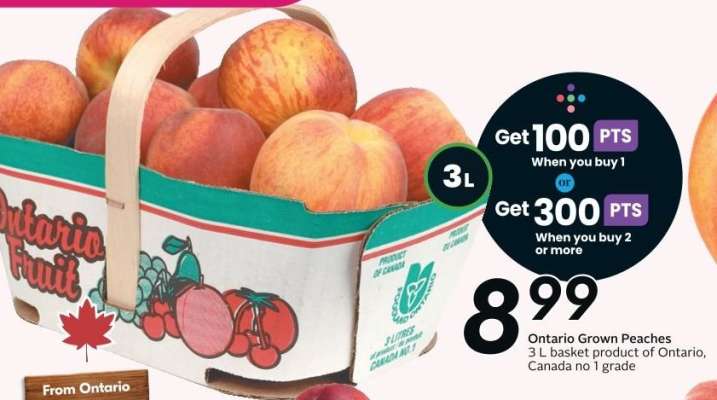 Ontario Grown Peaches