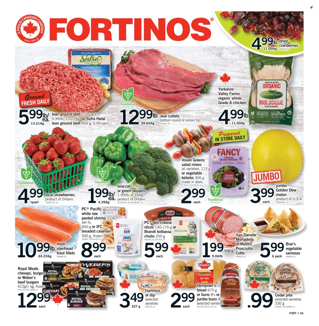 Fortinos flyer - August 20, 2026 - August 26, 2026. Page 1