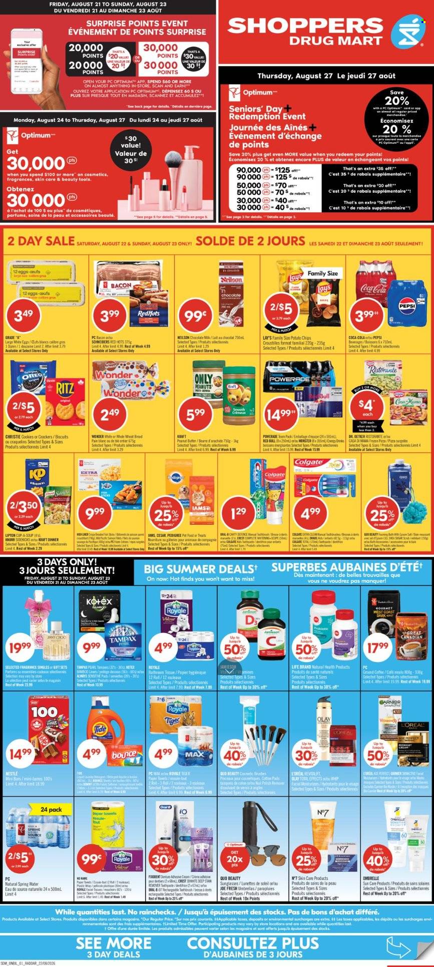 Shoppers Drug Mart flyer - August 22, 2026 - August 27, 2026. Page 1