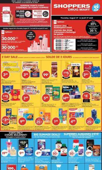 Shoppers Drug Mart Flyer - August 22, 2026 - August 27, 2026.