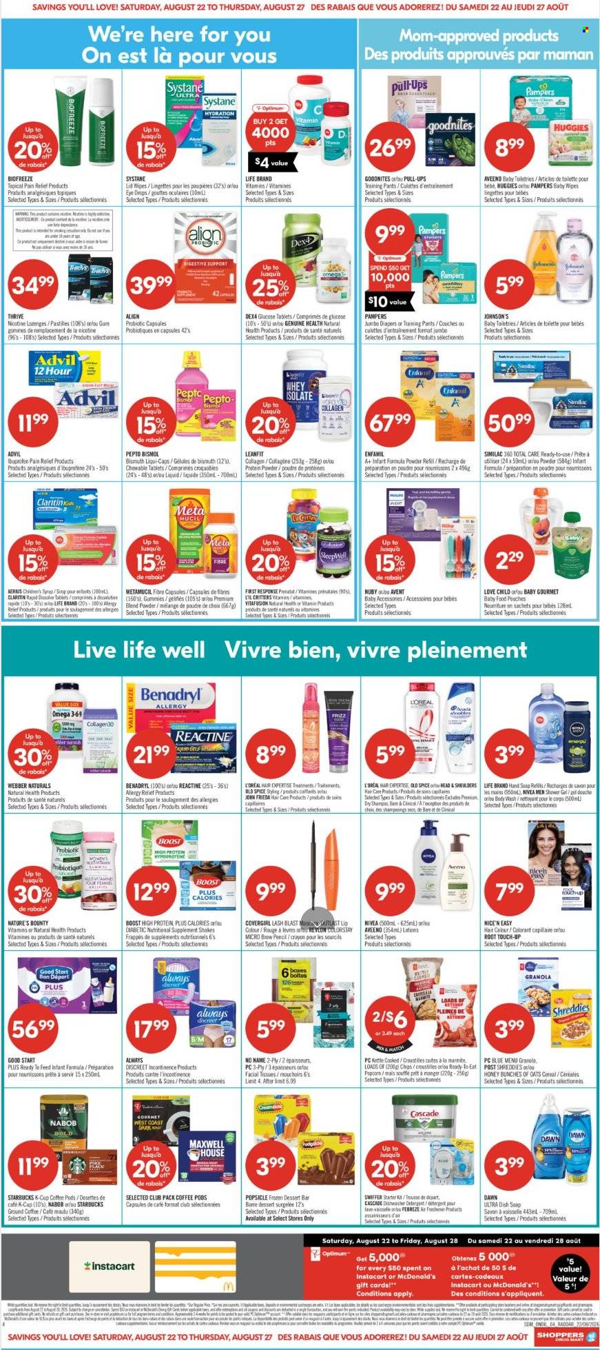 Shoppers Drug Mart flyer - August 22, 2026 - August 27, 2026. Page 9