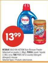 RESOLVE GOLD OXI-ACTION Stain Remover Powder
