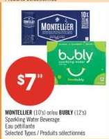 MONTELLIER (10's) et/ou BUBLY (12's)