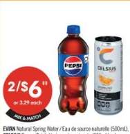 EVIAN NATURAL SPRING WATER