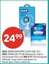 CREST 3DWHITE WHITESTRIPS CLASSIC VIVID (10's)