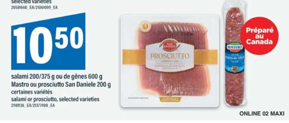 Salami ou Prosciutto