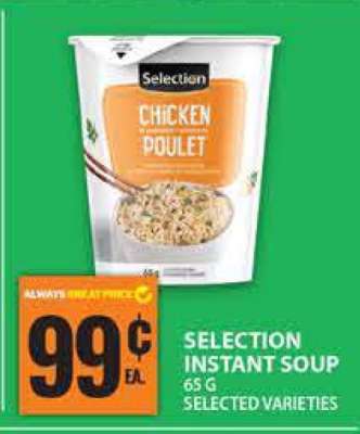 SELECTION INSTANT SOUP