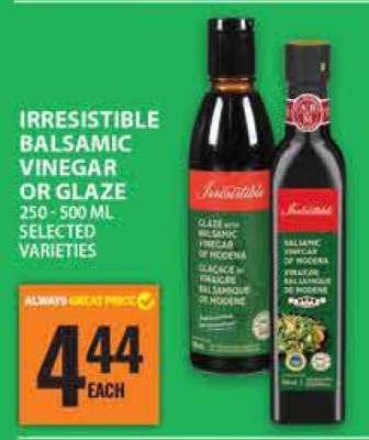 Irresistible Balsamic Vinegar or Glaze