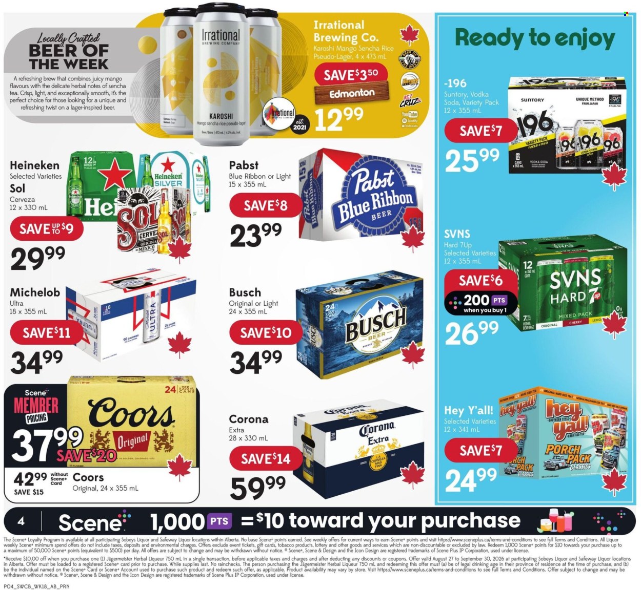 Sobeys Liquor flyer - August 27, 2026 - September 02, 2026. Page 5