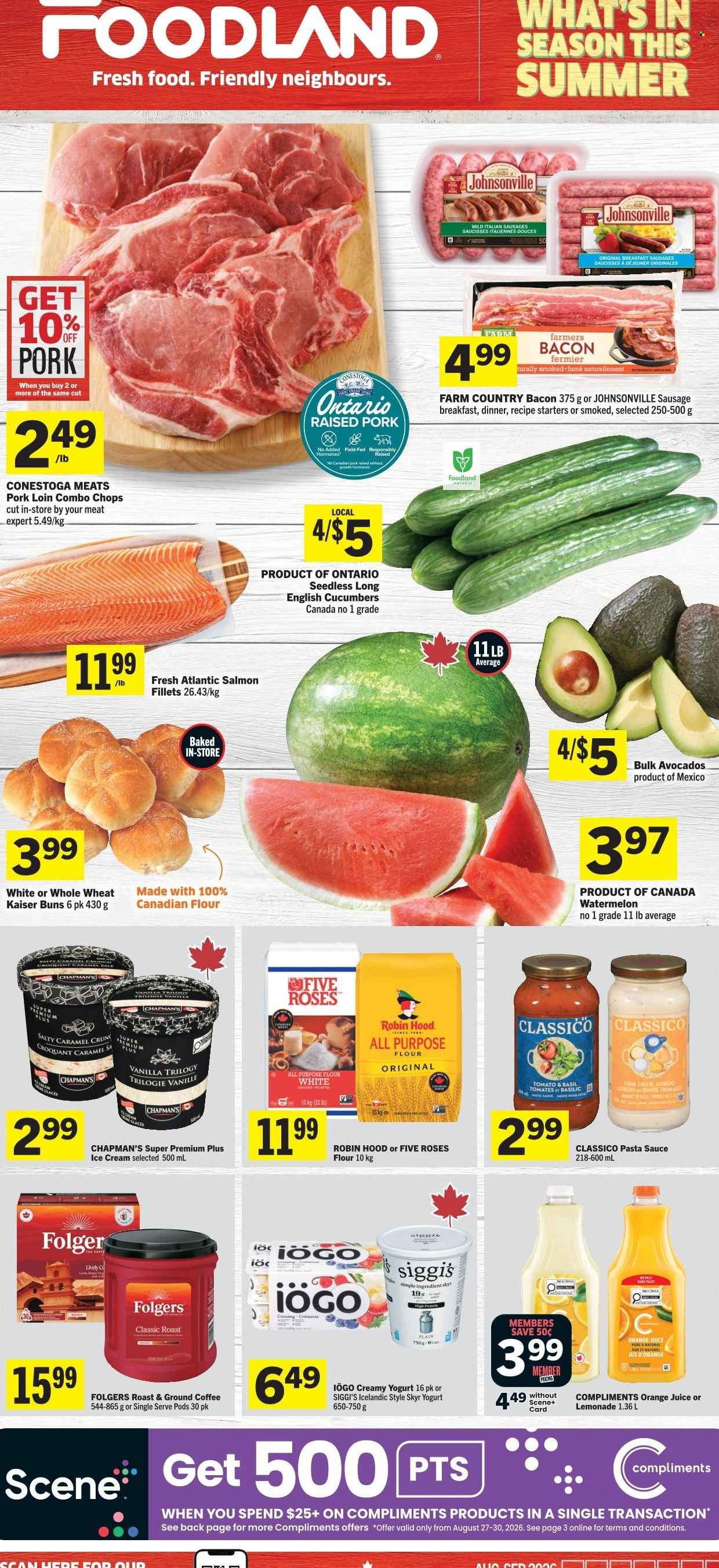 Foodland flyer - August 27, 2026 - September 02, 2026. Page 1