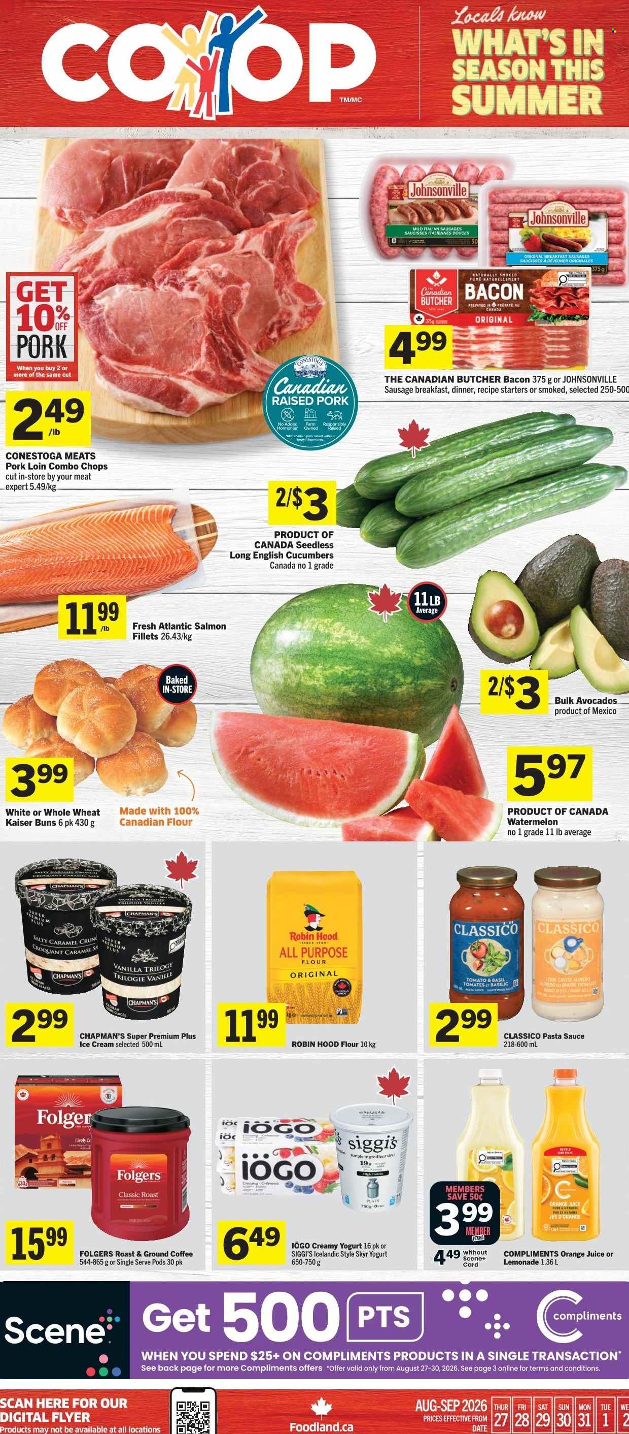 Co-op flyer - August 27, 2026 - September 02, 2026. Page 1