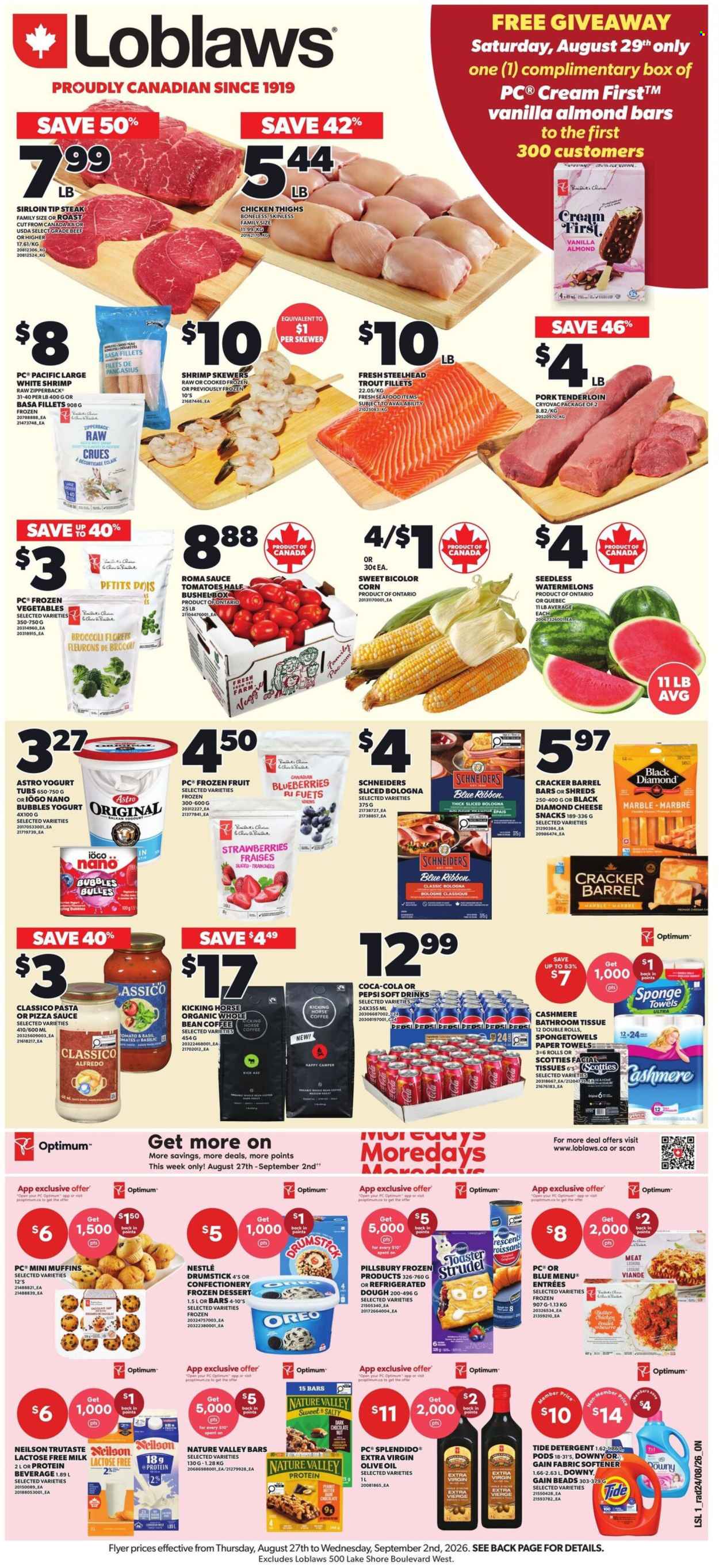 Loblaws flyer - August 27, 2026 - September 02, 2026. Page 1