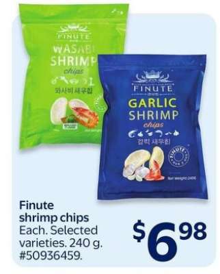 Finute shrimp chips