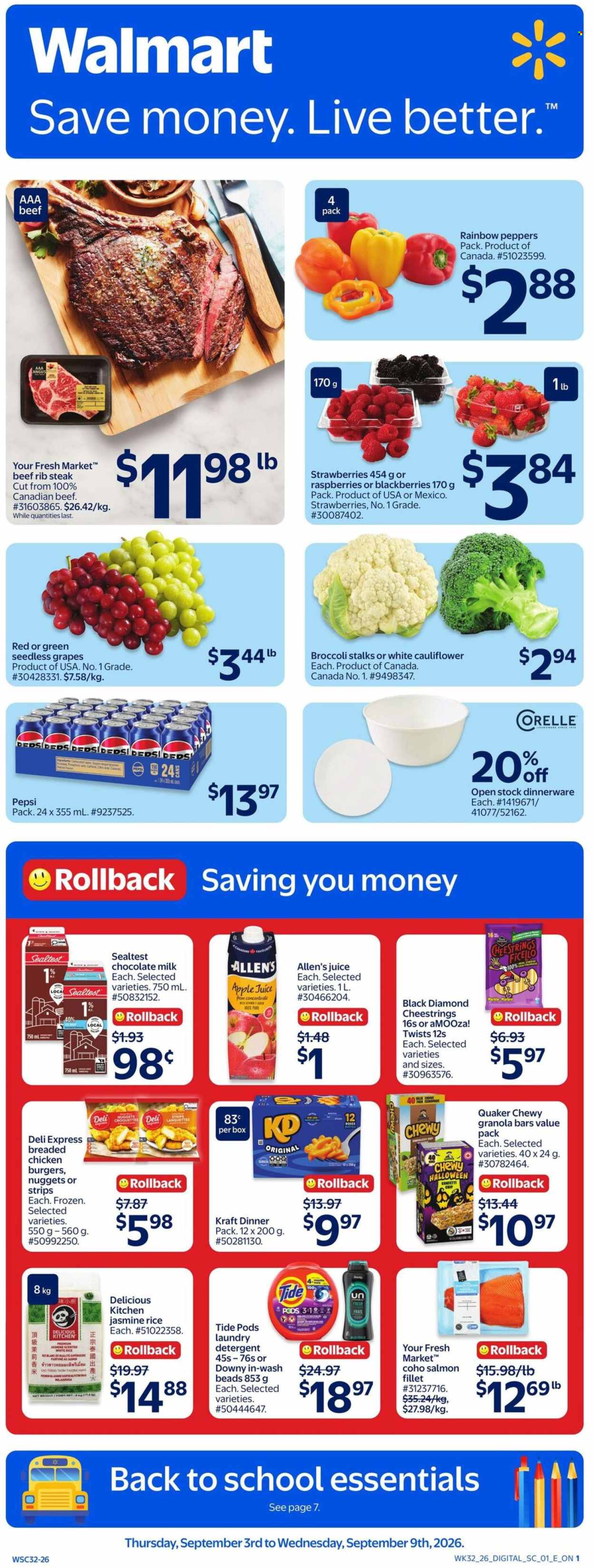 Walmart flyer - September 03, 2026 - September 09, 2026. Page 1