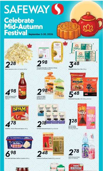 Safeway Flyer - September 03, 2026 - September 30, 2026.