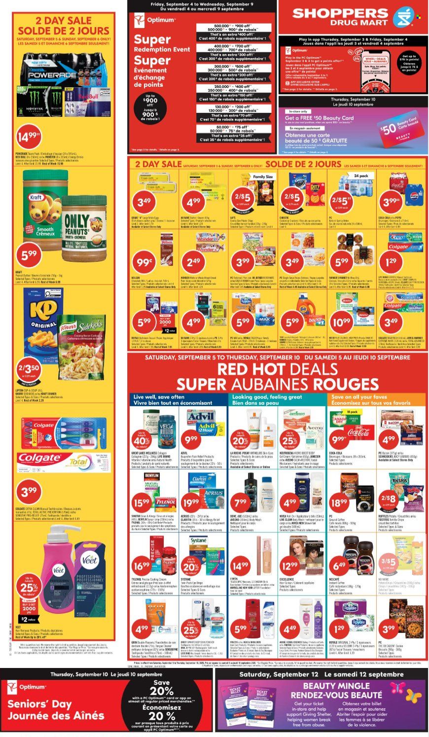 Shoppers Drug Mart flyer - September 05, 2026 - September 10, 2026. Page 1