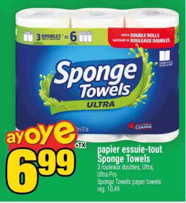 SPONGE TOWELS ULTRA