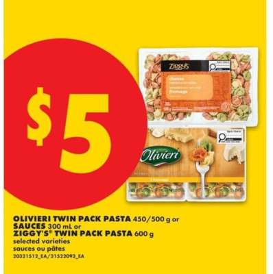 OLIVIERI TWIN PACK PASTA