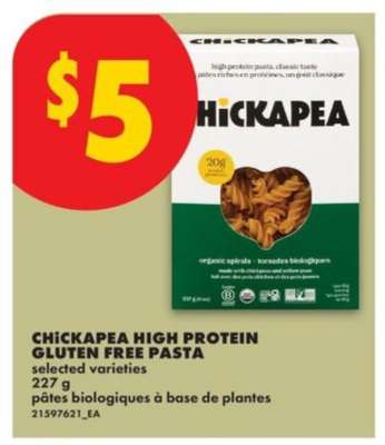 CHICKAPEA HIGH PROTEIN GLUTEN-FREE PASTA