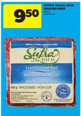 SUFRA HALAL LEAN GROUND BEEF